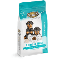 Doglife Kuzulu ve Pirinçli Yavru Köpek Maması 1kg