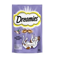 Dreamies İç Dolgulu Ördekli Kedi Ödül Bisküvisi 60gr (4 Al 3 Öde)