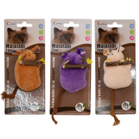 Eastland Matatabili Peluş Fare Kedi Oyuncağı 9,5cm (Karışık Renkli)