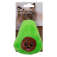 Eastland Catnipli Hışırtılı Peluş Avokado Kedi Oyuncağı 11,5cm