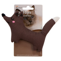 Eastland Catnipli Hışırtılı Peluş Tilki Kedi Oyuncağı 16,5cm