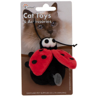 Eastland Sesli Catnipli Peluş Uğur Böceği Kedi Oyuncağı
