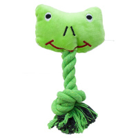 Eastland Sesli İpli Peluş Kurbağa Kedi Oyuncağı 16cm