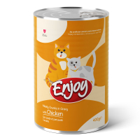 Enjoy Sos İçinde Parça Tavuklu Yetişkin Kedi Konservesi 400gr
