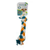 EuroDog Çift Düğümlü Diş İpi Köpek Oyuncağı 15cm (Turuncu-Yeşil-Beyaz)