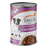 Favor Tavuk Ciğerli Yavru Köpek Konservesi 400gr
