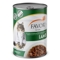 Favor Kuzu Etli Yetişkin Kedi Konservesi 400gr