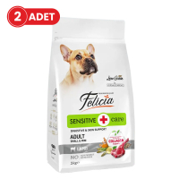 Felicia Hipoalerjenik Kuzulu ve Pirinçli Küçük Irk Düşük Tahıllı Yetişkin Köpek Maması 6kg