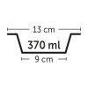 Flamingo Kedi ve Küçük Irk Köpekler için Çelik Mama ve Su Kabı 13cm 370ml