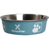 Flamingo Bella Köpekler İçin Mama ve Su Kabı 21cm 1500ml (Mavi)