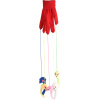Flamingo Peluş Fare Eldiven Kedi Oyuncağı 12cm (Karışık Renkli)