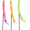 Flamingo Catnipli Kumaş Kedi Oltası 45cm (Karışık Renkli)