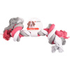 Flamingo 2 Düğümlü Diş İpi Köpek Oyuncağı  45cm (Karışık Renkli)