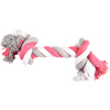 Flamingo 2 Düğümlü Diş İpi Köpek Oyuncağı  45cm (Karışık Renkli)
