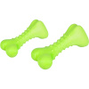 Flamingo Plastik Nane Kokulu Köpek Çiğneme Oyuncağı 16cm (Yeşil)