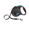 Flexi Black Design Otomatik Şerit Köpek Gezdirme Kayışı 5m [L] (Mavi)