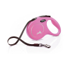 Flexi New Classic Otomatik Şerit Gezdirme Kayışı 5m (Pembe) [M]