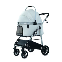 Flip Henan Benedict Kedi ve Küçük Irk Köpek Taşıma Arabası 75x36x105cm (Beyaz)