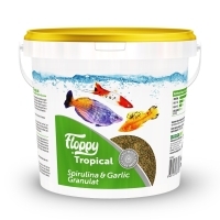 Floppy Tropical Spirulina & Garlic Tropikal Balıklar için Akvaryum Granül Yemi 3kg