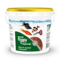 Floppy Tropical Red & Green Tropikal Balıklar için Akvaryum Granül Yemi 3kg