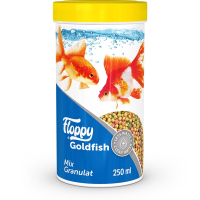 Floppy Goldfish Mix Japon Balıkları için Akvaryum Granül Yemi 250ml