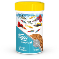 Floppy Tropical Micron Yavru ve Küçük Balıklar için Akvaryum Granül Yemi 100ml