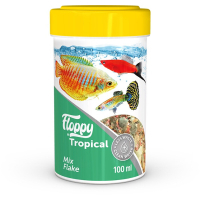 Floppy Tropical Mix Tropikal Balıklar için Akvaryum Pul Yemi 100ml