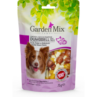 Garden Mix Dumbbell Tavuk Ördek Ve Balkabaklı Köpek Ödül Maması 75gr