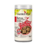Garden Mix Dondurularak Kurutulmuş Dana Ciğerli Kedi ve Köpek Ödül Maması 50gr