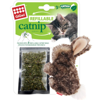 GiGwi Plush Friendz Catnipli Tavşan Peluş Kedi Oyuncağı 10cm