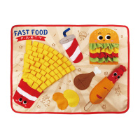 GiGwi Peluş Fast Food Kedi ve Köpek Oyun Matı 40x60cm