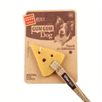 GiGwi Gum Gum Peynir Şekilli Kauçuk Köpek Oyuncağı 11x19x1cm