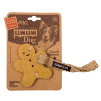 GiGwi Gum Gum Kurabiye Adam Kauçuk Köpek Oyuncağı 13x11x1cm