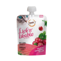 Gnawlers Somon ve Kızılcıklı Krema Kedi Ödül Maması 100gr