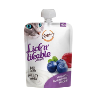 Gnawlers Yoğurtlu ve Yaban Mersinli Krema Kedi Ödül Maması 100gr