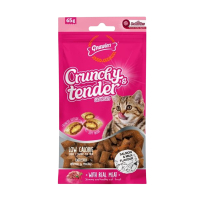 Gnawlers Crunchy Somon ve Sütlü Prebiyotik Destekli Kedi Ödül Maması 65gr