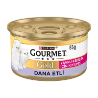 Gourmet Gold Dana Etli Kıyılmış Yavru Kedi Konservesi 85gr