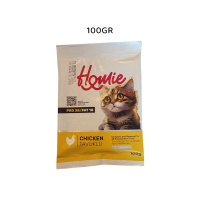 Homie Mother&Baby Anne ve Bebek Kediler İçin Tavuklu Tester Kedi Maması 100gr