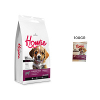 Homie Kuzulu ve Pirinçli Düşük Tahıllı Tester Köpek Maması 100gr