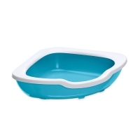 IMAC Fred Köşe Açık Kedi Tuvaleti 51x51x15,5cm (Karışık Renkli)