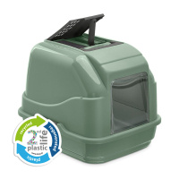 IMAC Easy Cat 2nd Life Kapalı Kedi Tuvaleti 50x40x40cm (Yeşil)