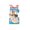 CIAO Churu Cream Ton Balıklı ve Deniz Taraklı Sıvı Kedi Ödül Maması 14gr (4'lü)
