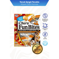 INABA Churu Fun Bites Sticks Tavuk Sargılı Köpek Ödül Maması 22gr (6 Adet)