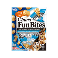 INABA Churu Fun Bites Sticks Tavuk Sargılı Peynirli Köpek Ödül Maması 22gr (6 Adet)