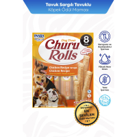 INABA Churu Rolls Tavuklu Çubuk Köpek Ödül Maması 12gr (8 Adet)