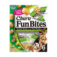 INABA Churu Fun Bites Ton Balığı Sargılı Köpek Ödül Maması 22gr (6 Adet)