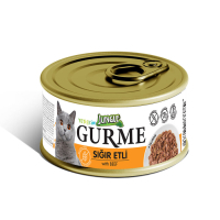 Jungle Gurme Sığır Etli Yetişkin Kedi Konservesi 85gr