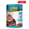 Jungle Ton Balıklı Yetişkin Kedi Konservesi 415gr (6 Adet)