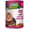 Jungle Somonlu ve Karidesli Yetişkin Kedi Konservesi 415gr