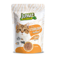 Jungle Pouch Jöleli Tavuklu Kısırlaştırılmış Kedi Konservesi 100gr